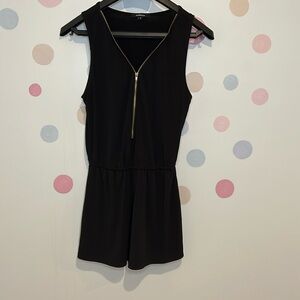 Black lightweight romper